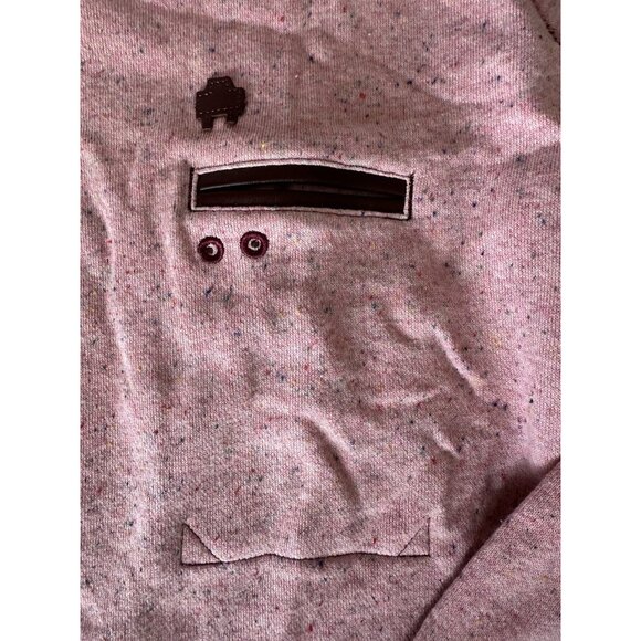 Marshall Artist Women's Classic Sweatshirt Size XL Pink Fleck Speckled Crew Neck - Picture 4 of 12